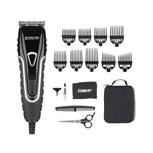 NEW Conair Barber Shop Professional Hair Clippers Cutting Kit Trimmer 20 Piece T
